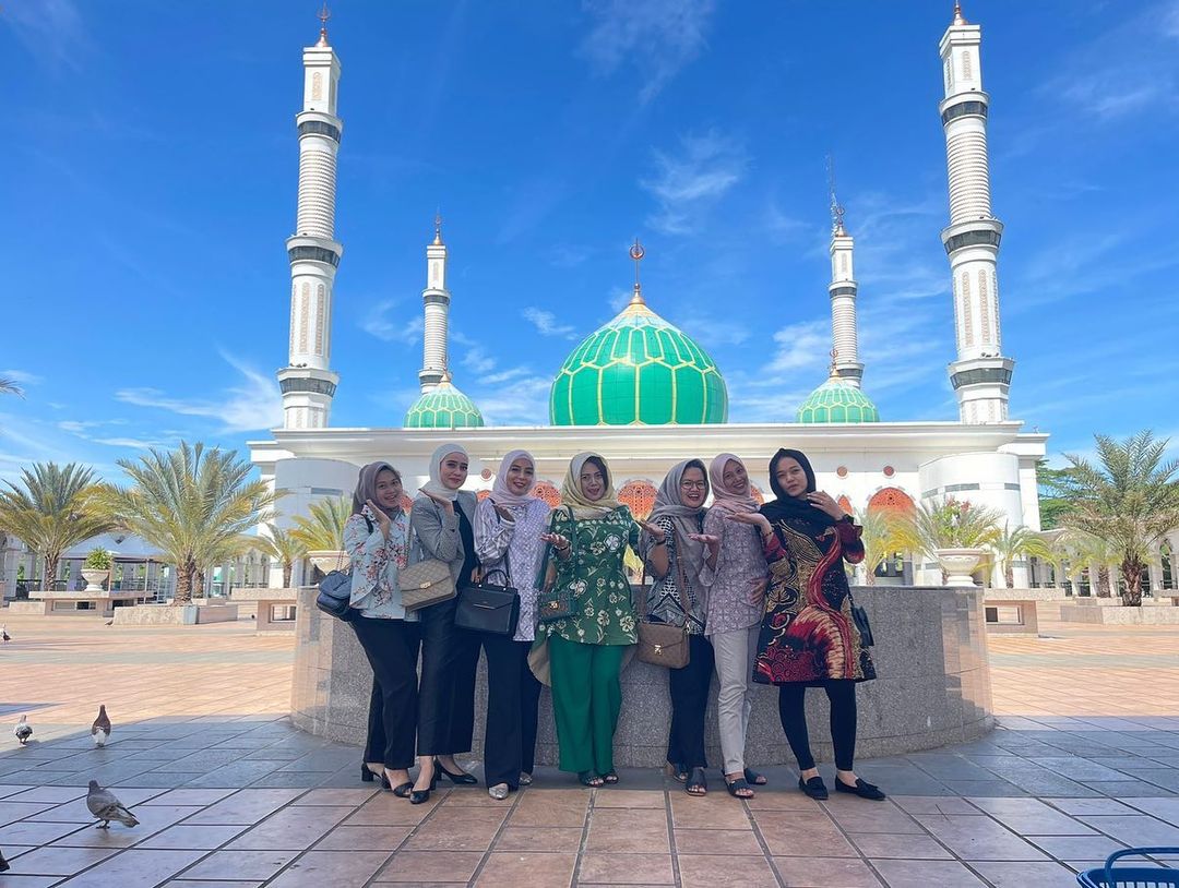 IAD Daerah Rokan Hulu melakukan kunjungan ke Masjid Agung Madani Islamic Center Pasir Pengaraian
